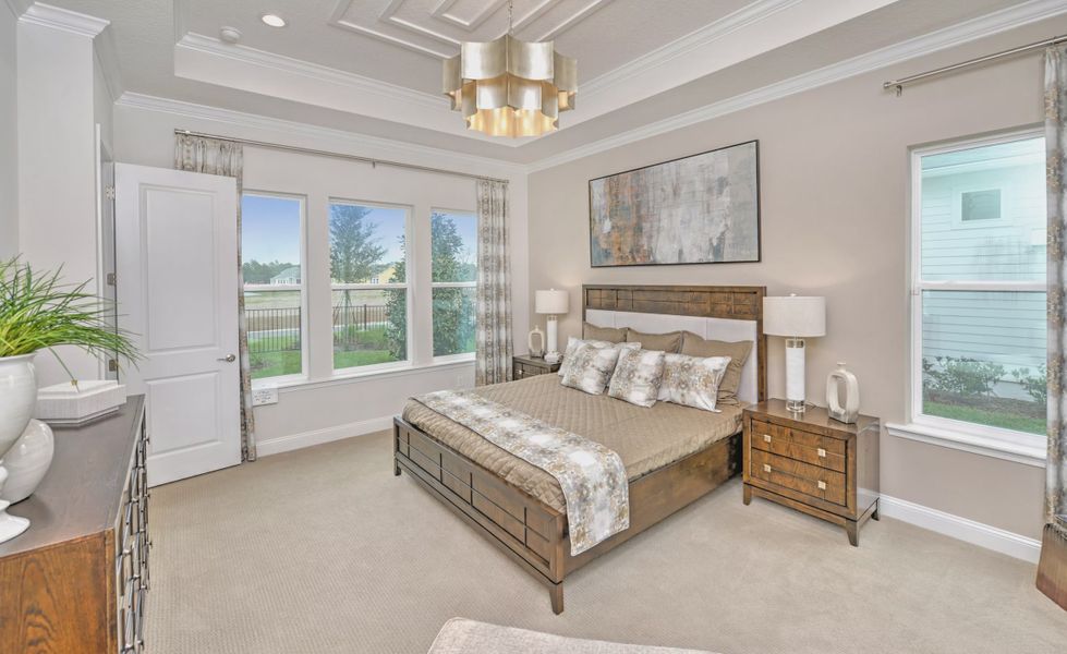 Furnished interior view inside a new home in Seven Pines, Jacksonville (Image 15).