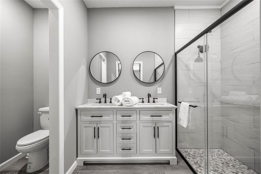 Furnished interior view inside a new home in , Williston (Image 6).