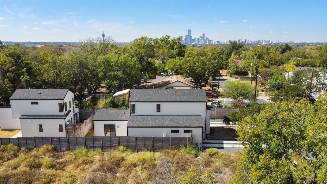 Aerial view of skyline Aerial view of skyline