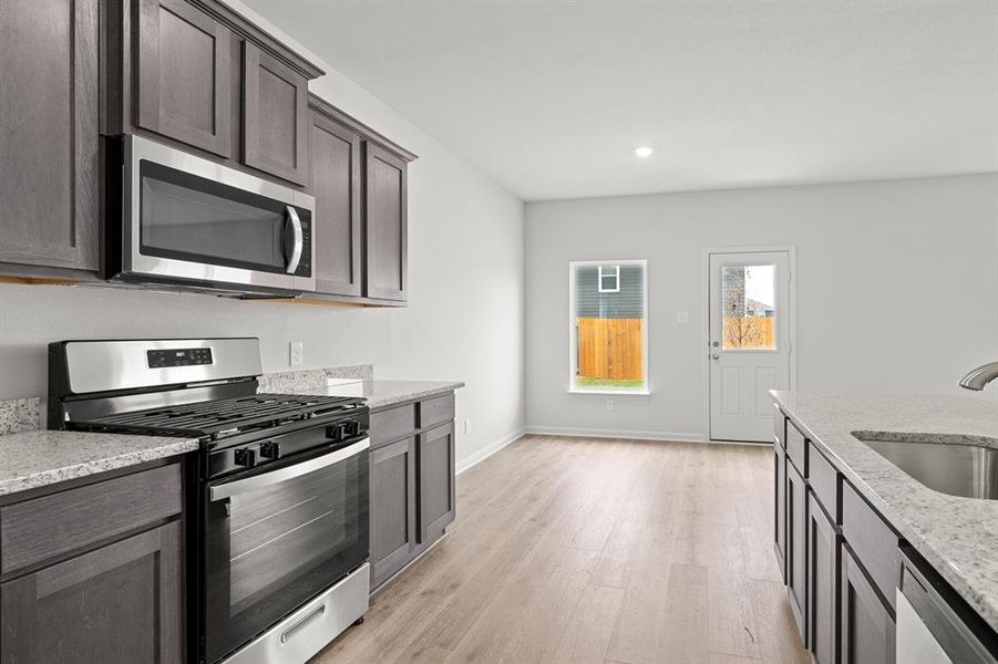 Furnished interior view inside a new home in Logan Square, Fort Worth (Image 3).