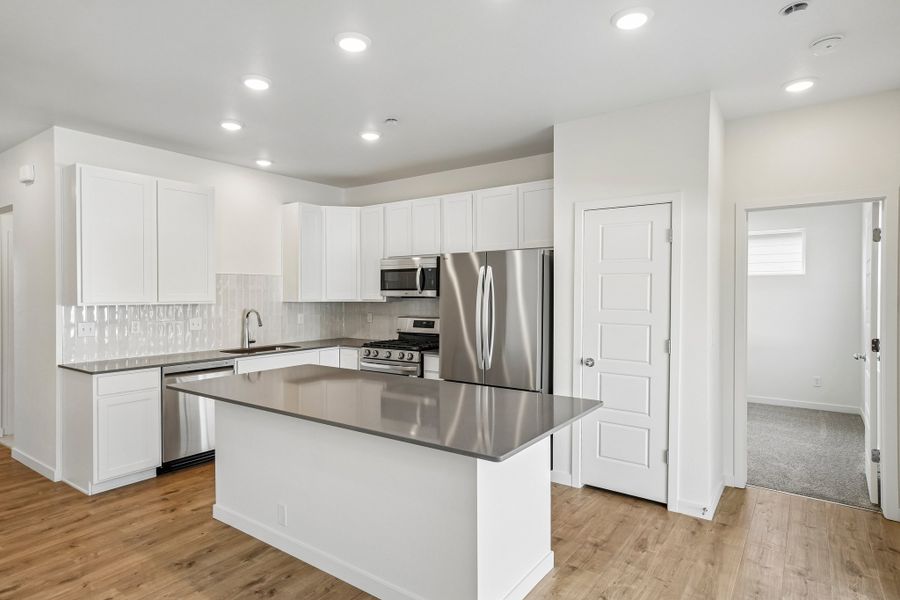 Furnished interior view inside a new home in Union Colony West, Greeley (Image 16).