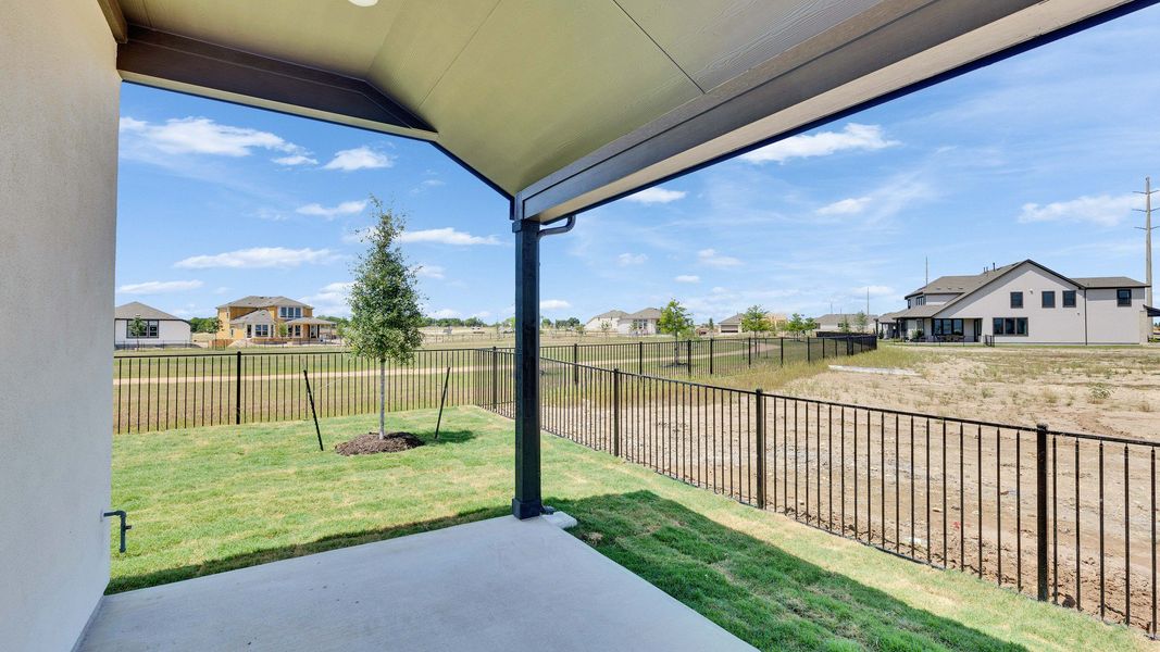Furnished interior view inside a new home in Preserve at Lakeside Meadows, Pflugerville (Image 29).