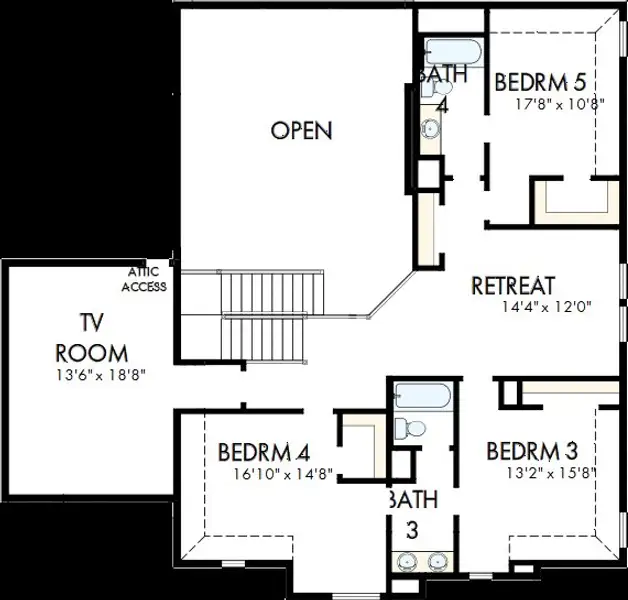 2D floor plan layout of this home in Whyburn Estate Series, Flower Mound, TX (Image 3). 2D floor plan layout of this home in Whyburn Estate Series, Flower Mound, TX (Image 3).