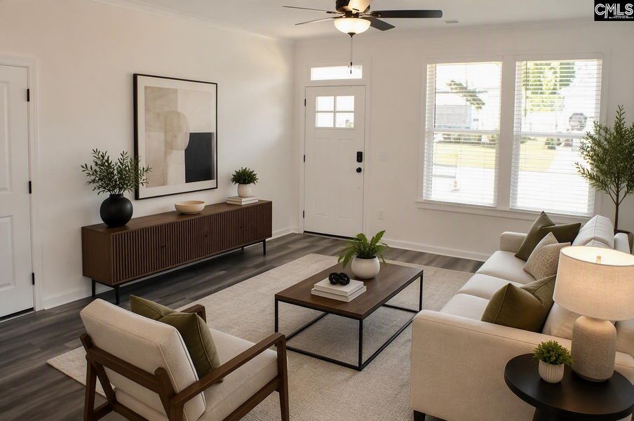 Furnished interior view inside a new home in Bickley Station, Irmo (Image 4).