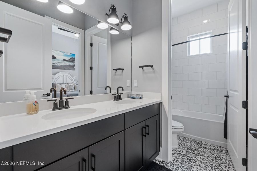 Furnished interior view inside a new home in Marshes of Madeira, St. Augustine (Image 50). Furnished interior view inside a new home in Marshes of Madeira, St. Augustine (Image 50).