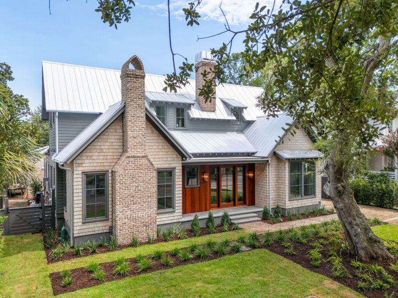 Front exterior of a new home in , Mount Pleasant, SC, highlighting curb appeal (Image 33).
