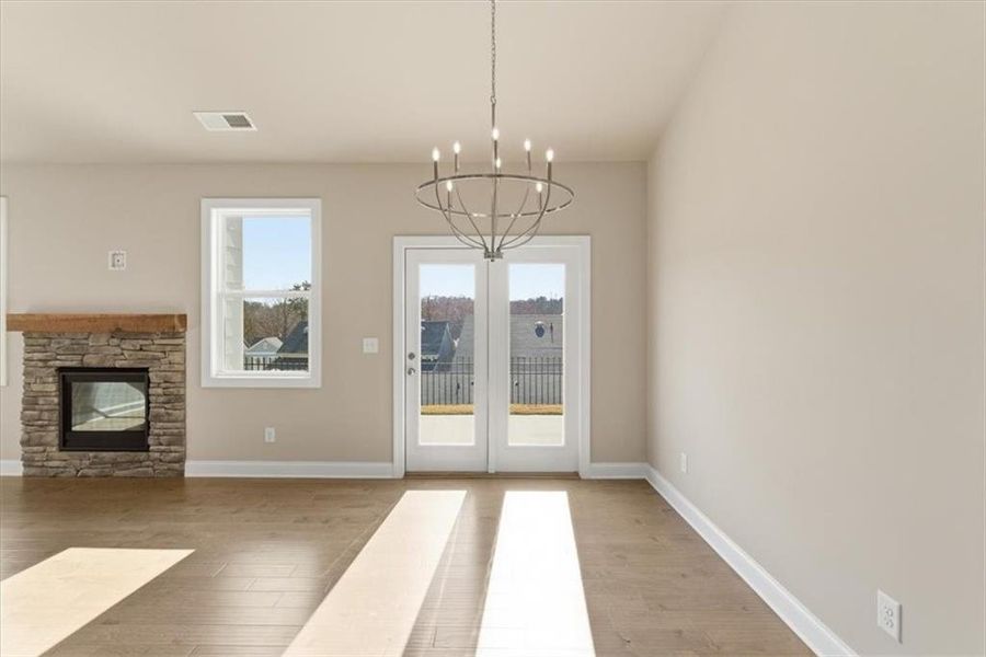 Spacious, unfurnished interior of a new home in , Canton (Image 21).