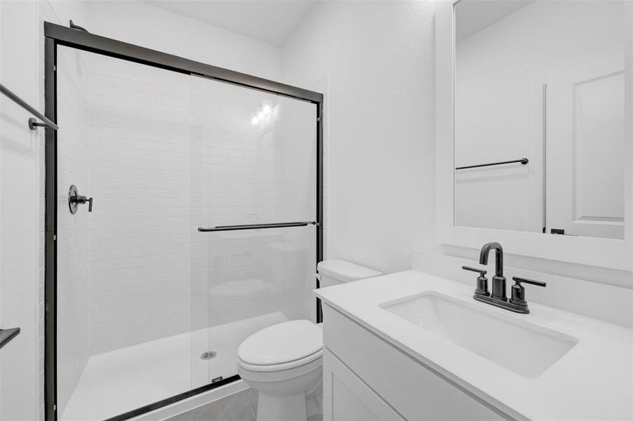 Furnished interior view inside a new home in Aspire at Reunion, Newark (Image 17).