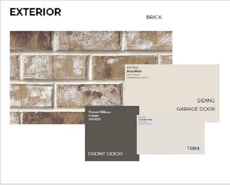 Mordern Brick and colors add tons of curb appeal!