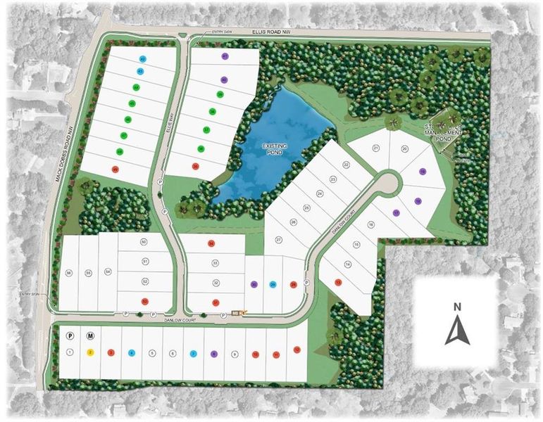 Image 49 of a home in Reserve at Hickory Walk.