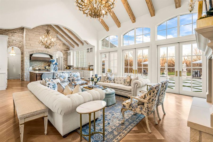 Furnished interior view inside a new home in , Aledo (Image 7).