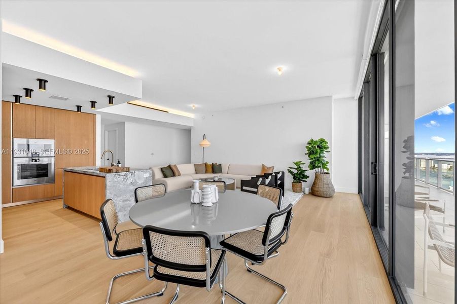 Furnished interior view inside a new home in , Miami Beach (Image 12). Furnished interior view inside a new home in , Miami Beach (Image 12).