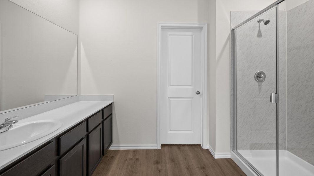 Furnished interior view inside a new home in Crane Crossing, Crandall (Image 10).