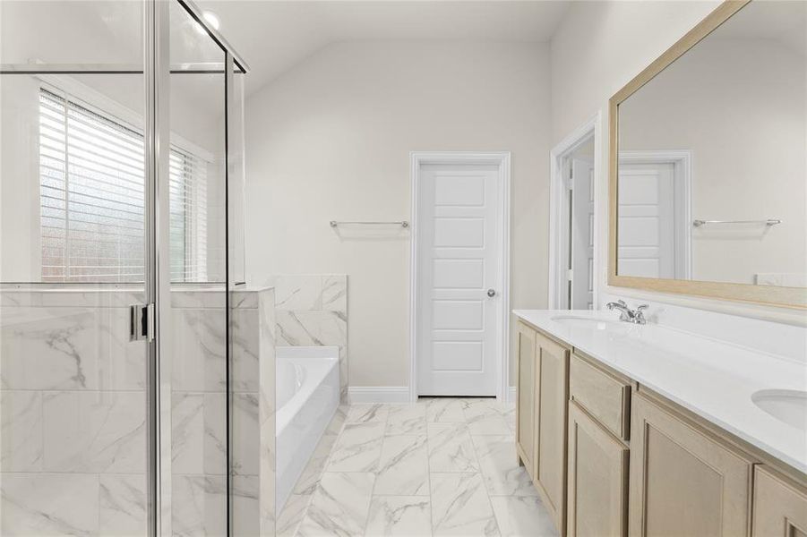 Furnished interior view inside a new home in Mercer Meadows, Royse City (Image 5). Furnished interior view inside a new home in Mercer Meadows, Royse City (Image 5).