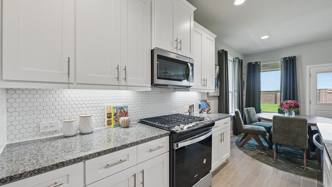 Furnished interior view inside a new home in Eagle Creek, Denton (Image 7).