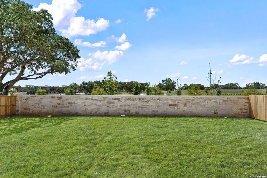 Exterior details and patio area of a home in Corley Farms, Boerne (Image 18).
