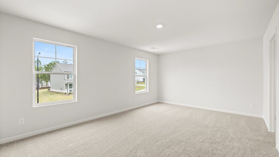 Representative unfurnished interior of a home built from the Robie by D.R. Horton in Parkside at Carter Grove, Cartersville (Image 26). Representative unfurnished interior of a home built from the Robie by D.R. Horton in Parkside at Carter Grove, Cartersville (Image 26).