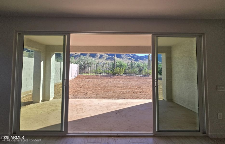 Prada lot 11 patio view