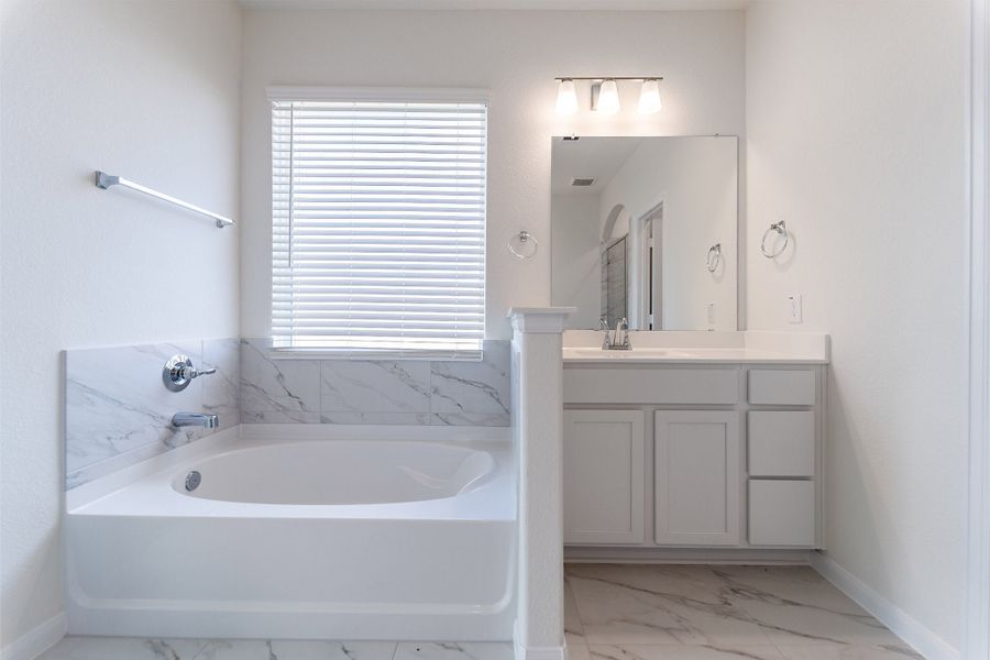 Furnished interior view inside a new home in Harvest Pointe, Needville (Image 11).