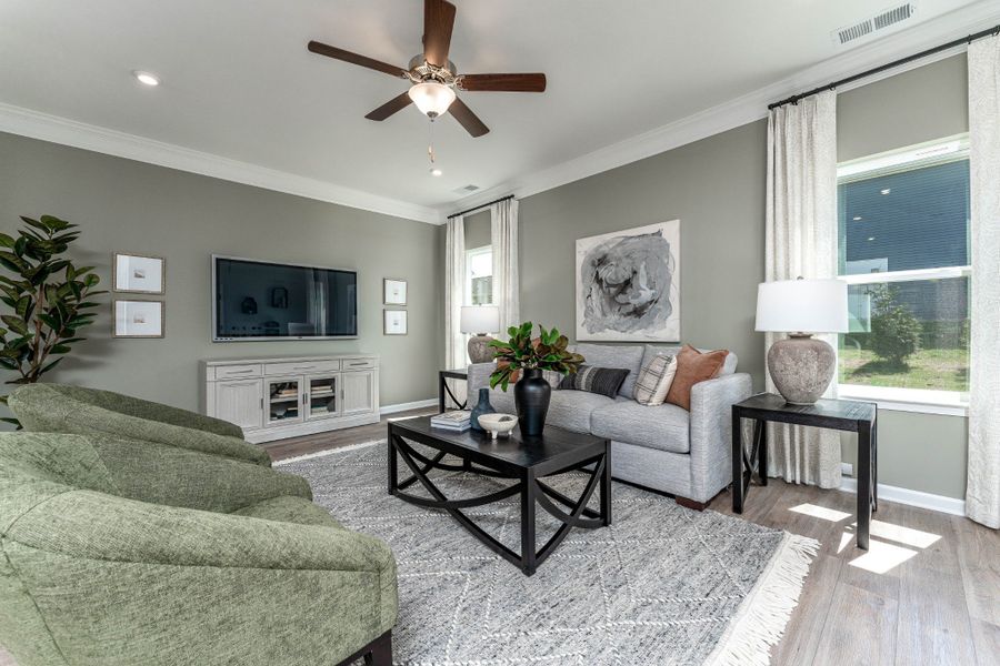 Furnished interior view inside a new home in Cantigny Park, Clarksville (Image 8).