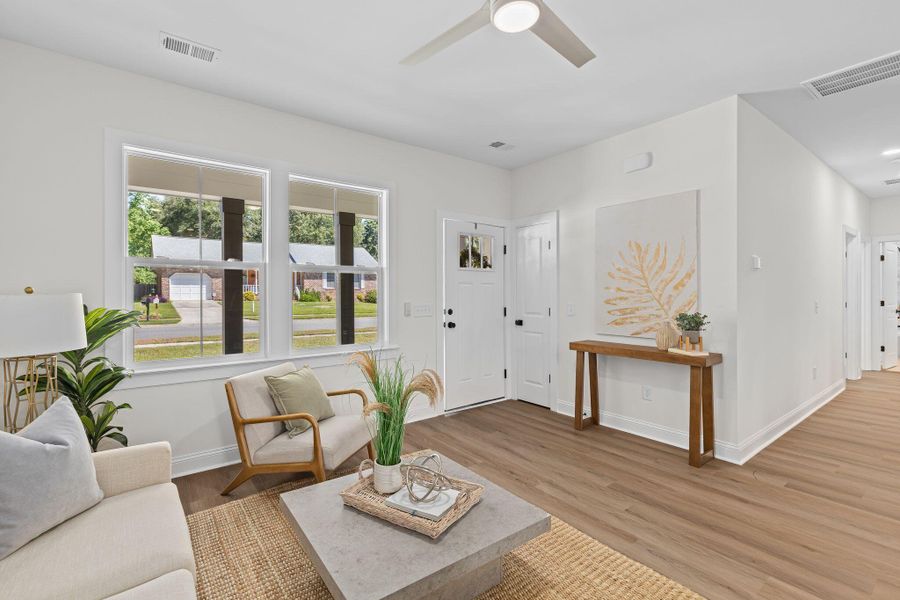 Furnished interior view inside a new home in , Summerville (Image 11).