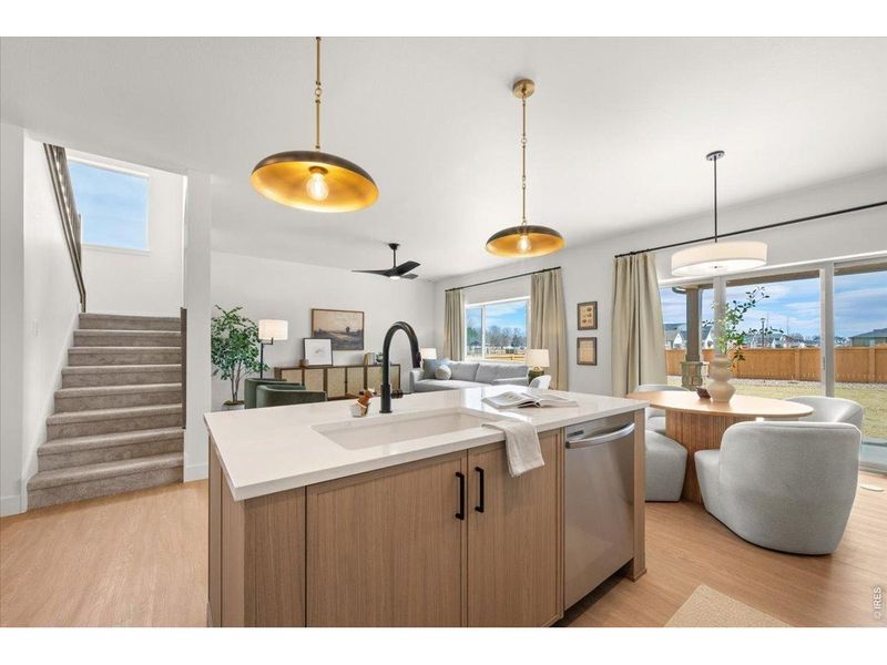 Furnished interior view inside a new home in , Windsor (Image 11).