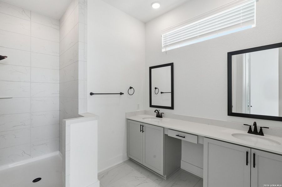 Furnished interior view inside a new home in Prominence, San Antonio (Image 17).