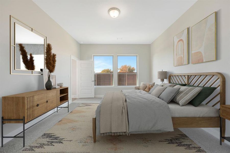 Furnished interior view inside a new home in Solterra - Garden Series, Mesquite (Image 5). Furnished interior view inside a new home in Solterra - Garden Series, Mesquite (Image 5).