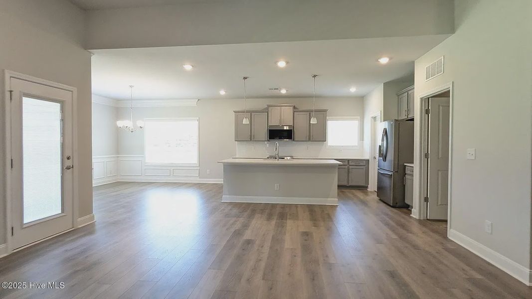 Furnished interior view inside a new home in Harvest Creek, Nashville (Image 3). Furnished interior view inside a new home in Harvest Creek, Nashville (Image 3).
