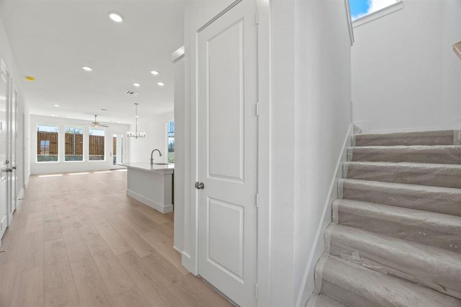 Spacious, unfurnished interior of a new home in North Square at Uptown, Celina (Image 19). Spacious, unfurnished interior of a new home in North Square at Uptown, Celina (Image 19).