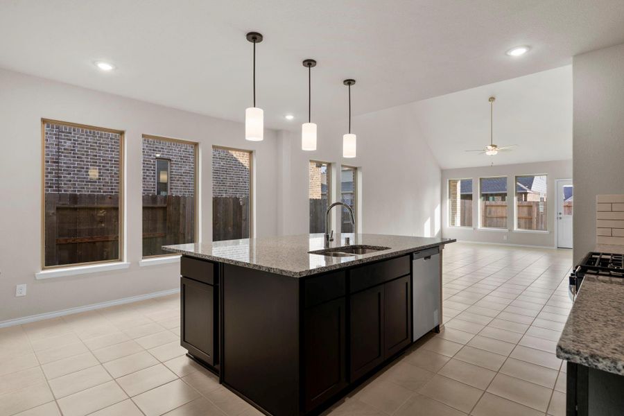 Furnished interior view inside a new home in The Trails, New Caney (Image 13).