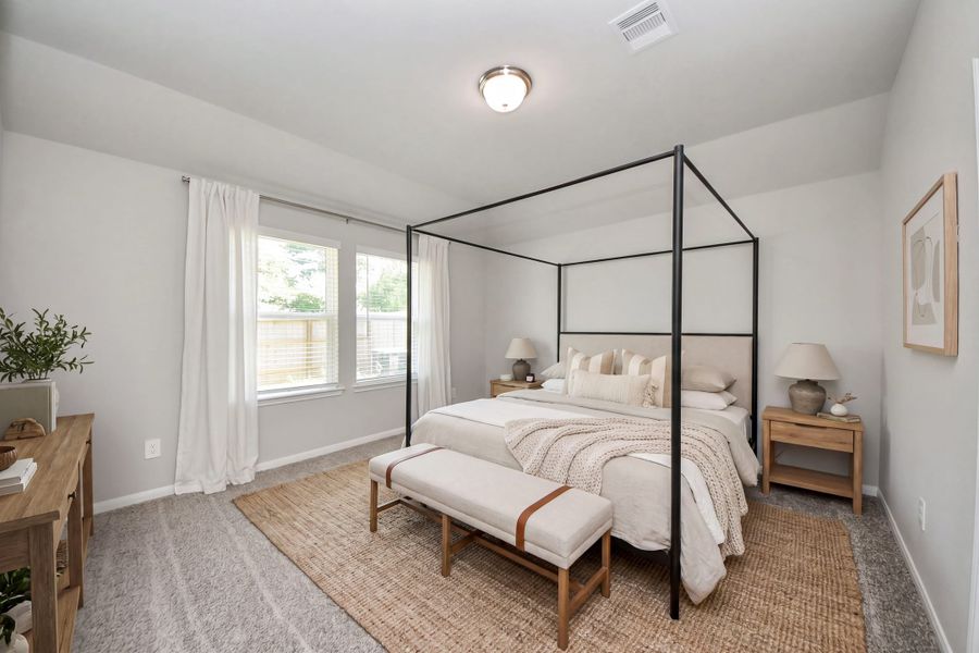 Furnished interior view inside a new home in Montgomery Ridge, Montgomery (Image 8).