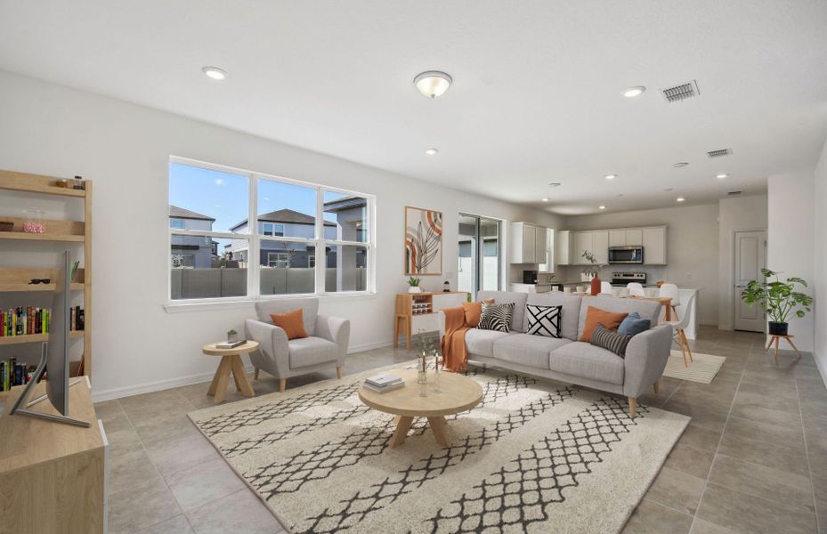 Furnished interior view inside a new home in Evergreen, Thonotosassa (Image 13).