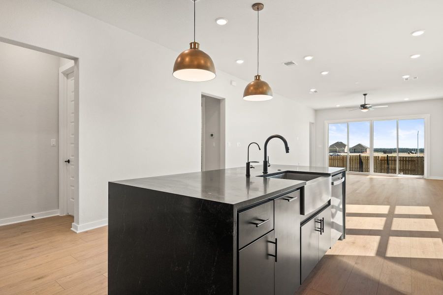 Furnished interior view inside a new home in Lariat, Liberty Hill (Image 7).