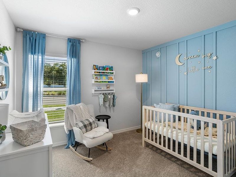 Secondary bedrooms provide space for everyone in your household - Parker II by Highland Homes