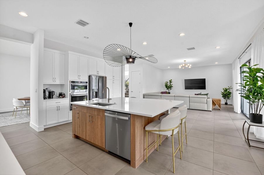 Furnished interior view inside a new home in , Boca Raton (Image 8).