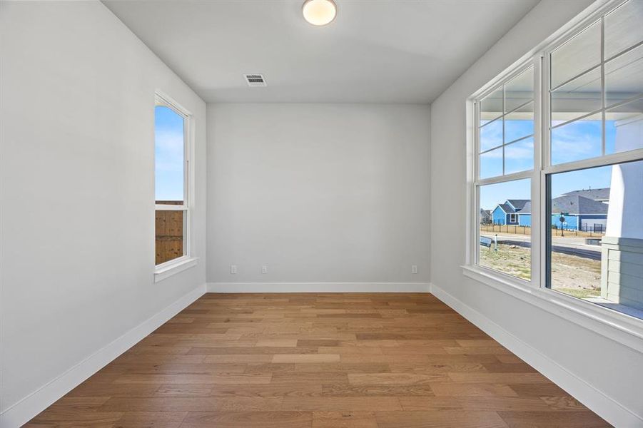 Spacious, unfurnished interior of a new home in The Heights at Uptown Celina, Celina (Image 28). Spacious, unfurnished interior of a new home in The Heights at Uptown Celina, Celina (Image 28).