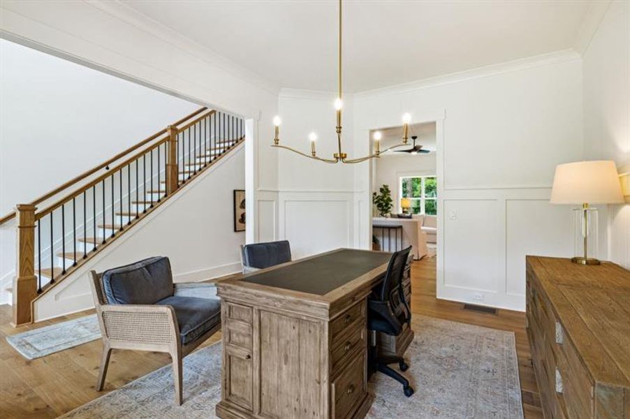 Furnished interior view inside a new home in White Post on Lake Lanier, Gainesville (Image 17).