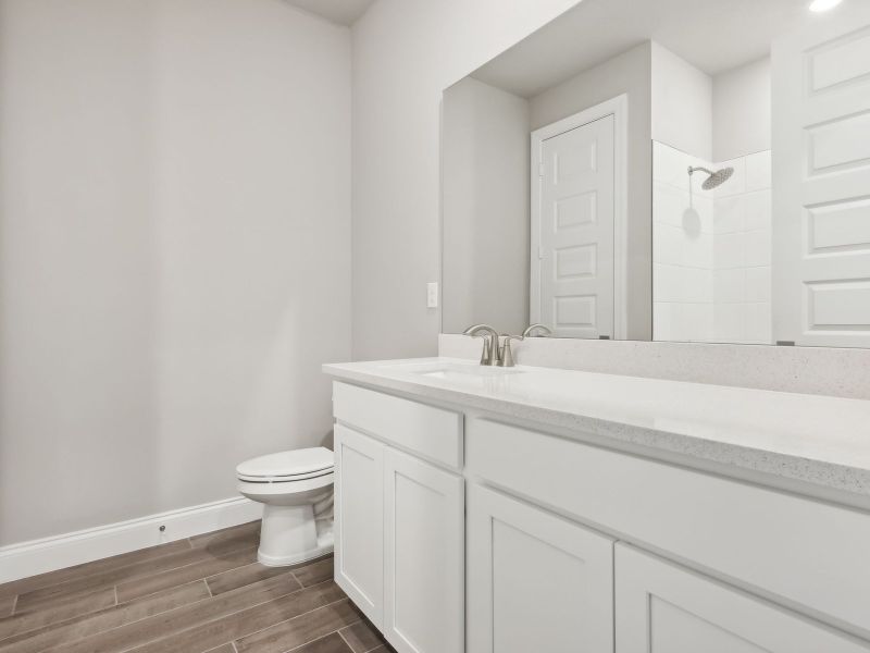 Secondary Bath in the Emilia floorplan at 8993 Dahlia Circle