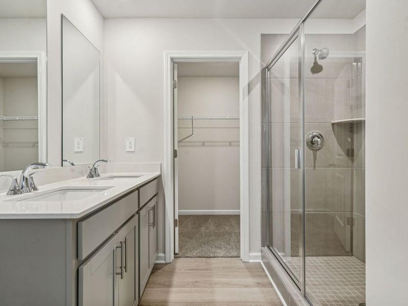 Furnished interior view inside a new home in Avalon - Reserve Series, Conyers (Image 9).