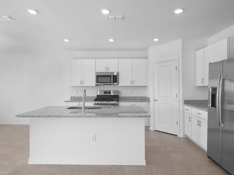 Furnished interior view inside a new home in Waterstone, Groveland (Image 25).