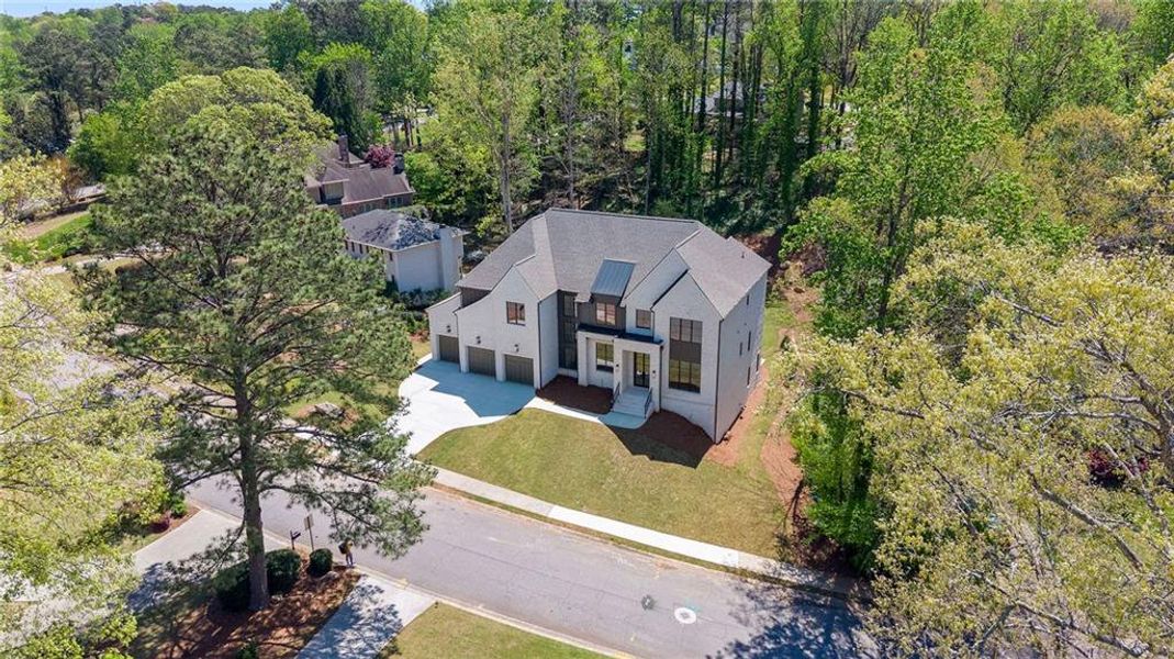 Front exterior of a new home in , Marietta, GA, highlighting curb appeal (Image 26).