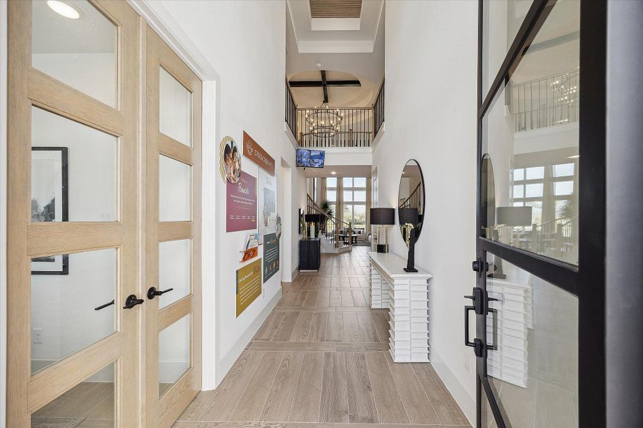 Furnished interior view inside a new home in Cross Creek West, Fulshear (Image 6). Furnished interior view inside a new home in Cross Creek West, Fulshear (Image 6).