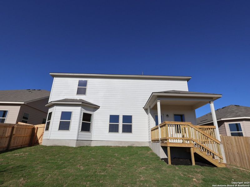 Exterior details and patio area of a home in Paloma Park, Converse (Image 3). Exterior details and patio area of a home in Paloma Park, Converse (Image 3).