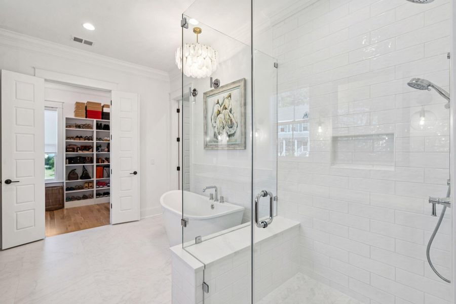 Furnished interior view inside a new home in , Mount Pleasant (Image 55).