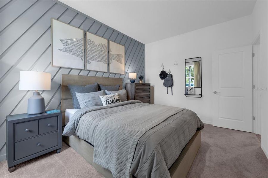 Furnished interior view inside a new home in Covered Bridge at Liberty Bluff, Haines City (Image 15).