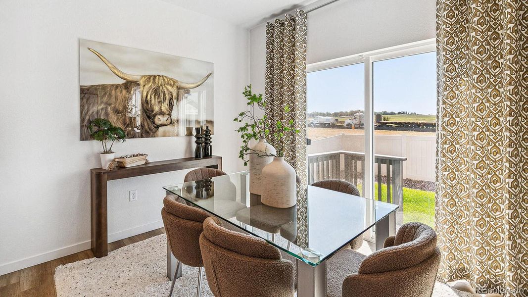 Furnished interior view inside a new home in The Ridge at Lorson Ranch, Colorado Springs (Image 15).