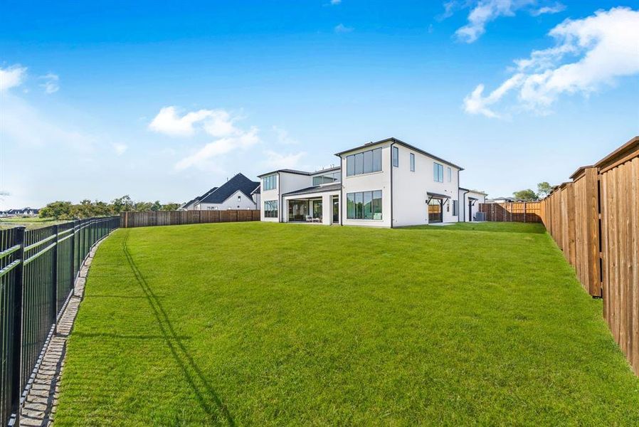 Exterior details and patio area of a home in , Prosper (Image 27).