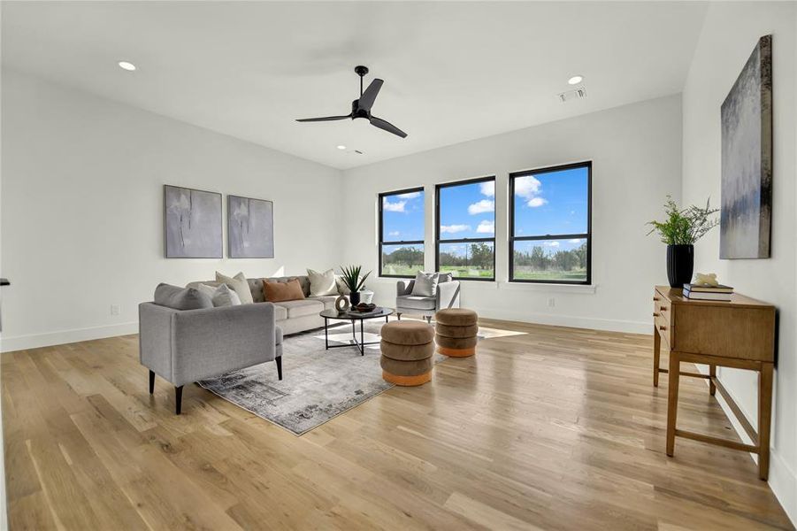 Furnished interior view inside a new home in , Aledo (Image 18).