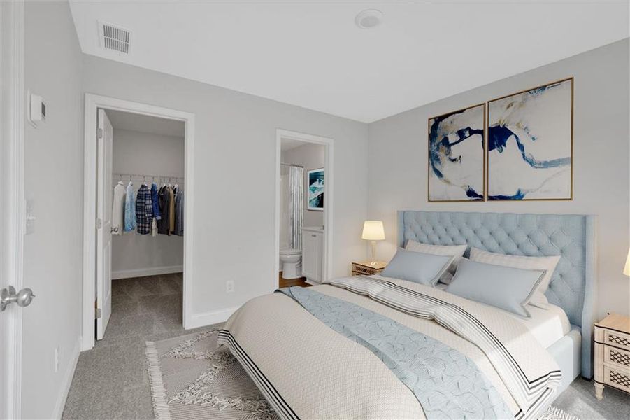 Furnished interior view inside a new home in Heritage Pointe at The Georgian, Villa Rica (Image 14).